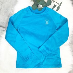 SPYDER Girls Longsleeve Fleece sweater Crew neck